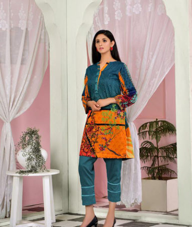 12007- Digital Printed Lawn 1PC