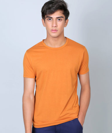 VISCOSE BLEND BASIC TEE