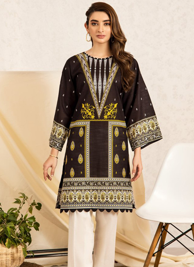 Stitched 1 Piece Printed Khaddar Shirt