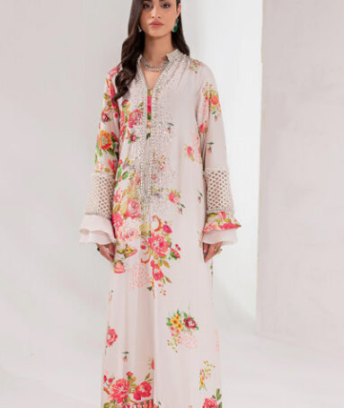 Shimmering Multi Kaftan Full Sleeves Dress