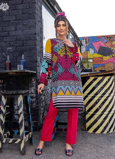 Luxury Digital Printed Lawn Dress